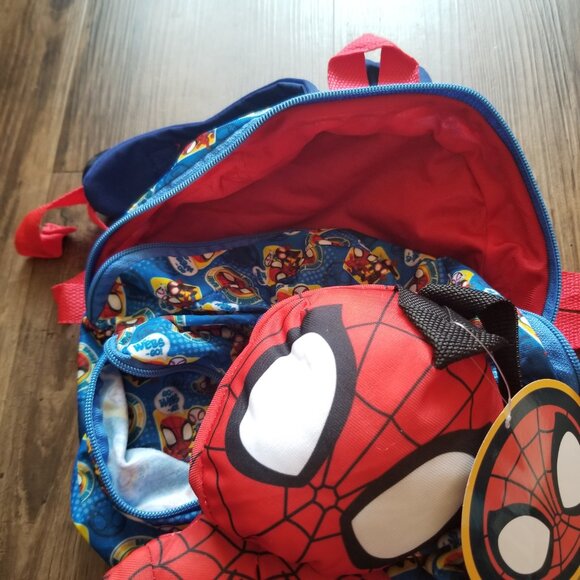 Marvel Spidey and His Amazing Friends Spider-Man Plush Convertible Backpack - Picture 6 of 8